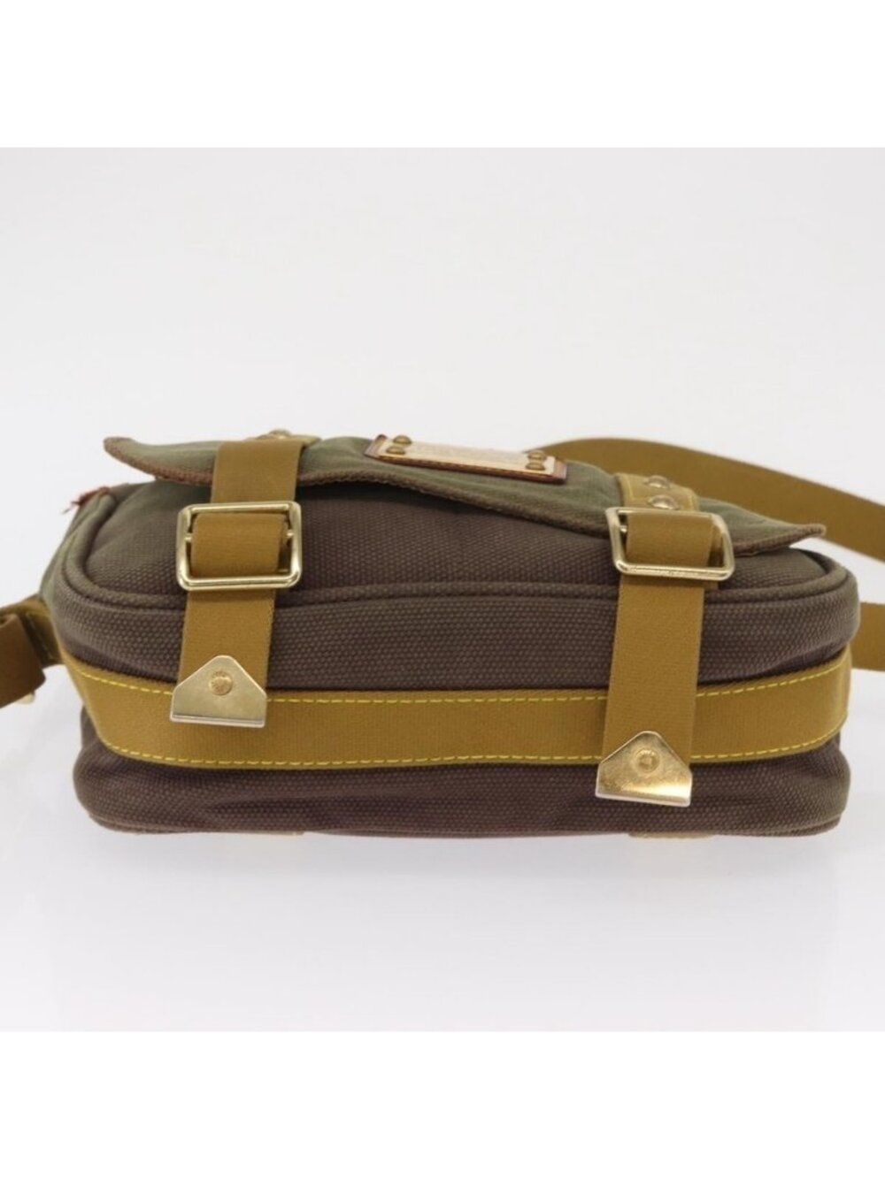 Authentic LOUIS VUITTON Antigua Buzzus PM Shoulder Bag Brown M40080 LV - Picture 12 of 16